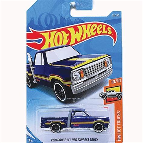 Hot Wheels Hw Hot Trucks 10 10 1978 Dodge Lil Red Express Truck 55
