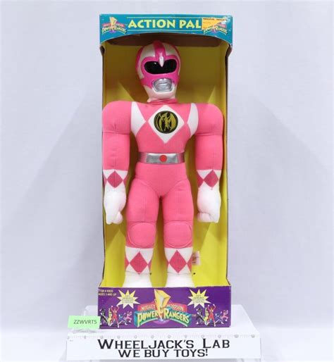 Pink Mighty Morphin Power Ranger Plush Doll Saban Toys Figure