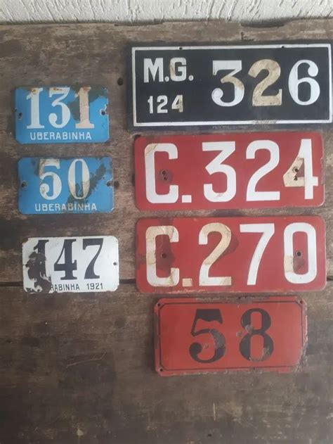 Placas De Carros Antigas No Brasil