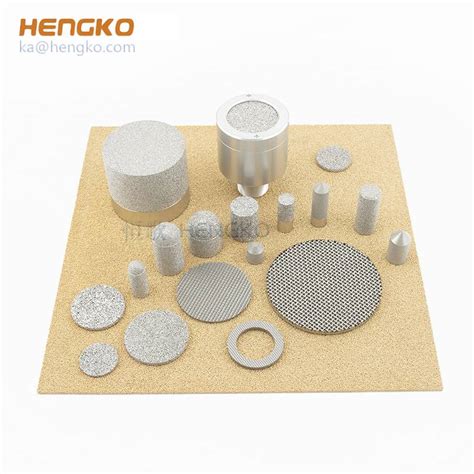 Sintered Porous Metal Filter Material Media Porosity M