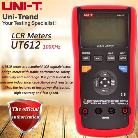 Uni T Ut Handheld Lcr Digital Bridge Meter Inductors Capacitors