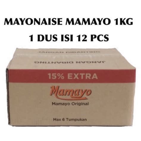 Jual Mayonnaise Mamayo 1 Kg 1 Dus Isi 12 Pcs Mayonaise Mamayo