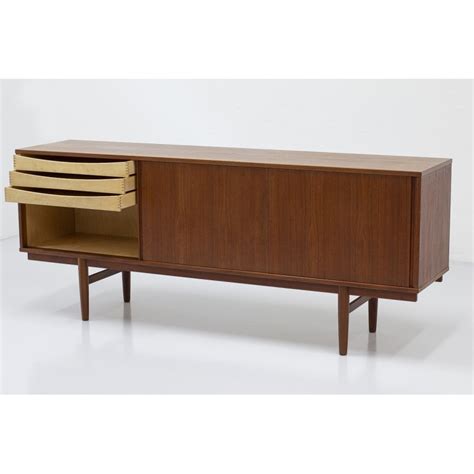 Schwedisches Vintage Sideboard aus Teakholz mit Schiebetüren 1960er Jahre