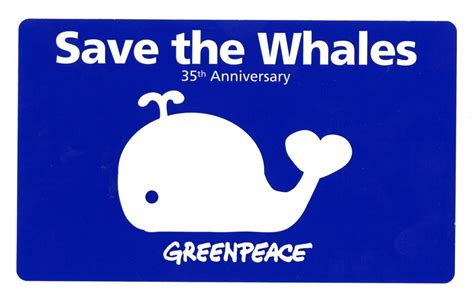 "Save the Whales" Greenpeace Sticker | Smithsonian Institution