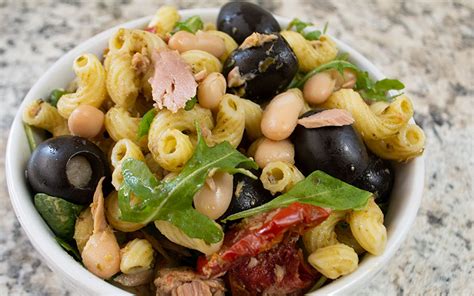 Tuna Pesto And Pasta Salad