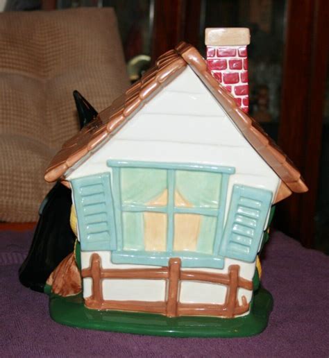 Wizard Of Oz Cookie Jar Dorothy Wicked Witch House Warner Bros Brothers