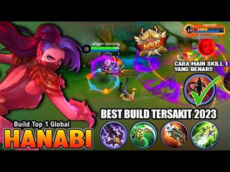 CARA MAIN HANABI TERBARU BUILD HANABI TERSAKIT 2023 TUTORIAL