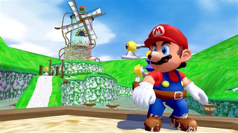 Bianco Hills Super Mario Sunshine World Shines Blue Coins