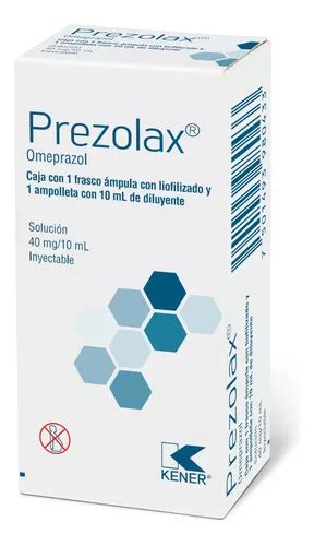 Kener Prezolax Omeprazol Ampula Solucion Mg Ml Inyec