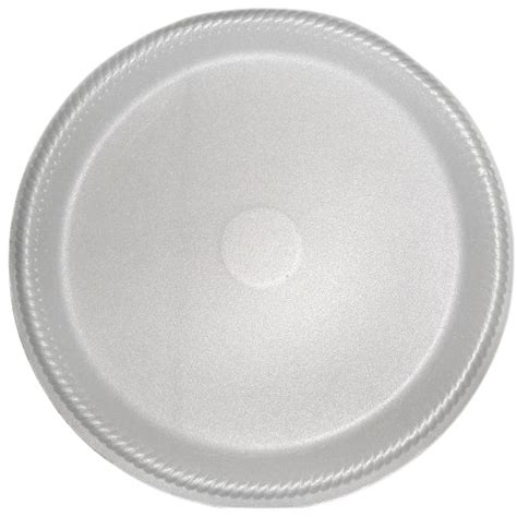 Lightweight And Recyclable Round Plain Disposable Thermocol Plate At