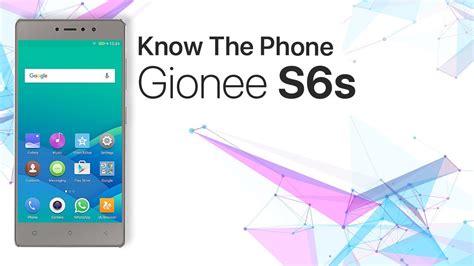 Know The Phone Gionee S6s Specifications And Quick Review YouTube