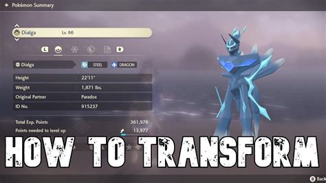 How To Get The Adamant Crystal And Transform Dialga In To Its New Form