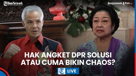 Pengamat Wanti Wanti PDIP Ganjar Hak Angket Bikin Chaos Tak