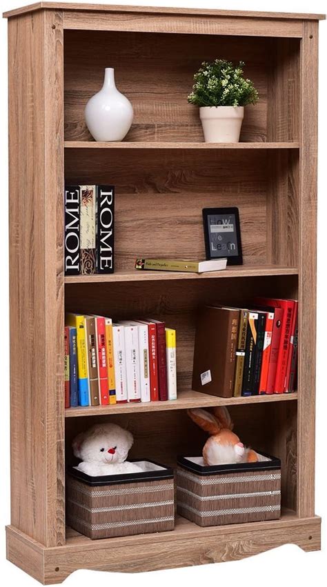 Amazon Giantex Tier Bookcase Cabinet Storage And Organization