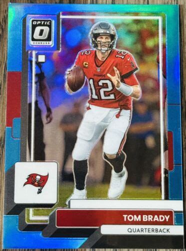 Panini Donruss Optic Football Tom Brady Aqua Blue Buccaneers