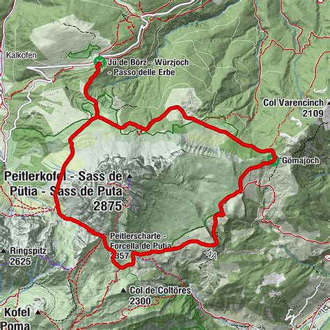 Peitlerkofel Umrundung Bergfex Wanderung Tour S Dtirol