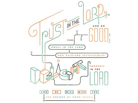 Psalm 37 3 4 Final By Jorge R Canedo Estrada On Dribbble