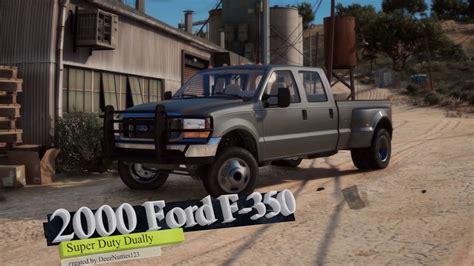 00 Ford F 350 Super Duty Dually Gta V Pc Mods Youtube