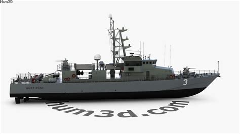 360 View Of Cyclone Class Patrol Boat 3D Model Hum3D Store