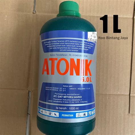 Jual Zpt Hormon Zat Pengatur Tumbuh Atonik L Ml L Shopee