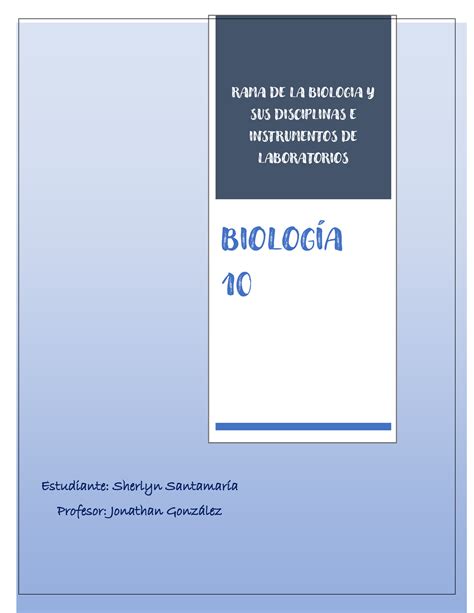 Cuadro Sinoptico De Las Ramas De La Biología Y Sus Dis Rama De La Biologia Y Sus Disciplinas E