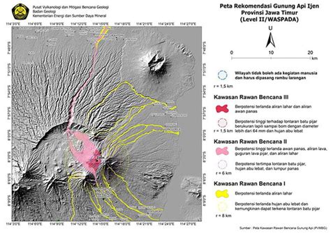 Status Gunung Api Ijen Meningkat Menjadi Level II Waspada