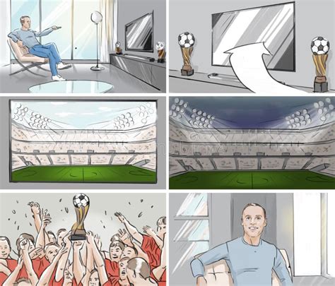 Football Storyboard Stock Illustrations – 11 Football Storyboard Stock ...