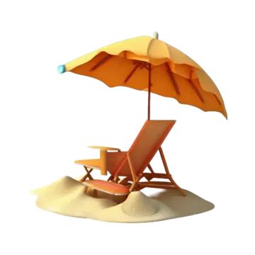 Beach Chair White Transparent Summer Color Beach Chair Summer Beach