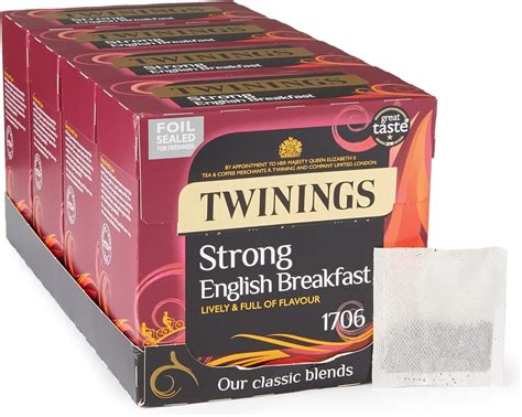 Twinings English Strong Breakfast Tea Bold Lively Full Of Flavour