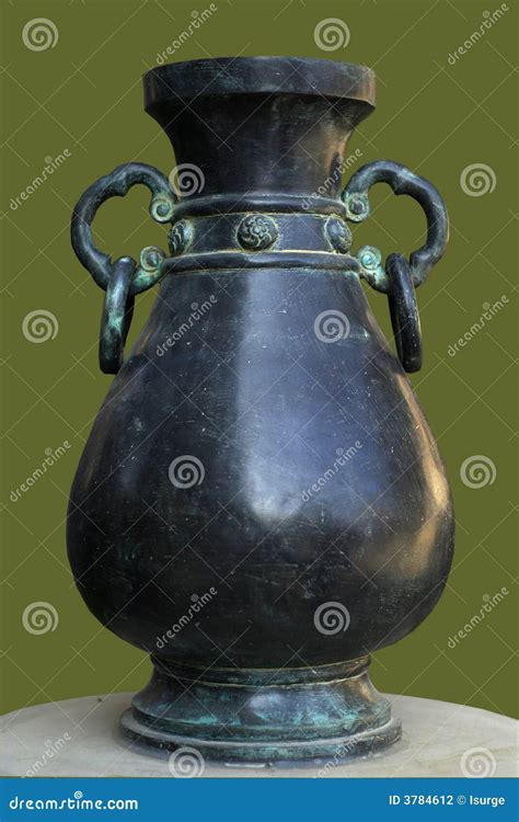 chinese bronze pot stock photo image  beautiful bronze