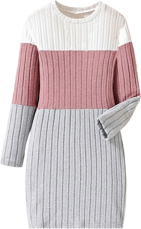 Amazon Cozyease Girl S Piece Outfits Long Sleeve Colorblock