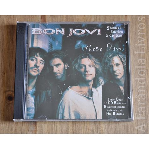 Cd Bon Jovi These Days Special Edition 2 Cd Set Shopee Brasil