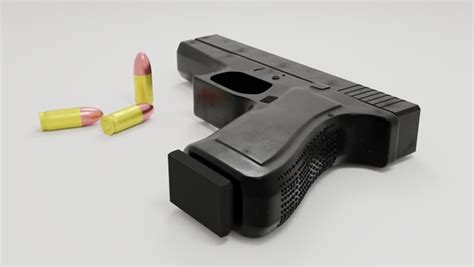 Modelo 3d Pistola Glock 17 Con Bala Modelo 3d Gratis Turbosquid 1985380