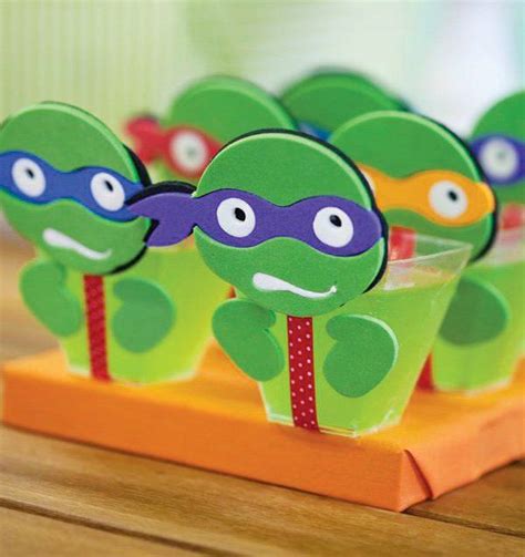 Ninja Turtle Party Jello Tmnt Birthday Ninja Turtles Birthday Party