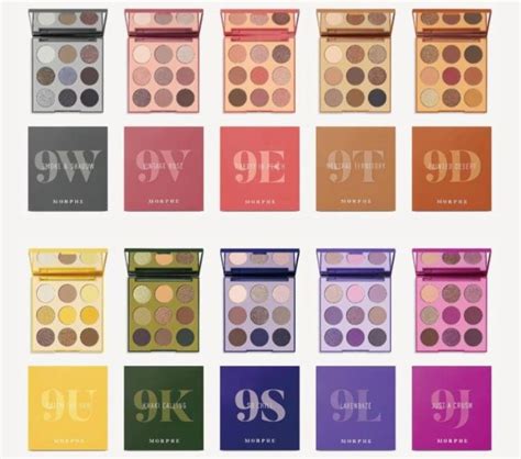 Morphe 9 Pan Artistry Eyeshadow Palette 9t 9d 9e 9v 9j 9l 9s 9k 9w 9r 9x 9p 9g 9m Lazada Ph