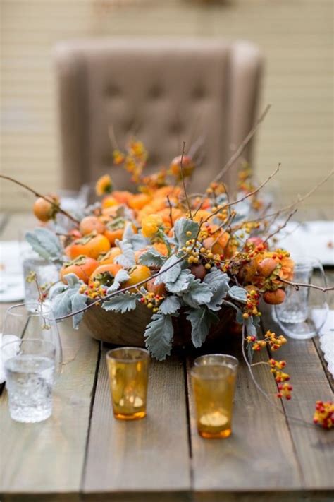 57 Natural Thanksgiving Table Settings DigsDigs