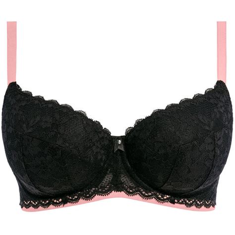 Freya Offbeat Padded Half Cup Bra Black Aa5453blk Poinsettia