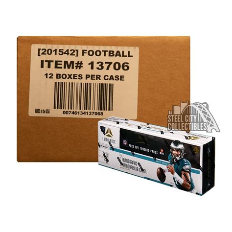 2023 Panini Luminance Football Hobby 12 Box Case Steel City Collectibles