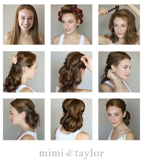 Fashionable Vintage Updo Hairstyle Tutorial Styles Weekly