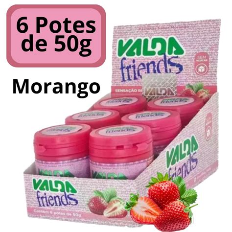 Pastilha Valda Friends Sabor Morango Pote X G Natocamp Distribuidora