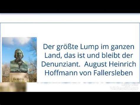 FALLERSLEBEN DER GRÖSSTE LUMP IM GANZEN LAND BLEIBT DER DENUNZIANT