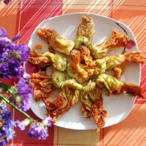 Crispy Courgette Flowers Healthy Bread