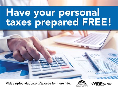 Free Tax Preparation Available With Aarp Jacksonville Public Library