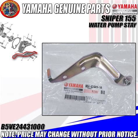 Sniper Water Pump Stay Ygp Genuine B V E Shopee