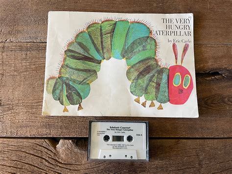 The Very Hungry Caterpillar Eric Carle Vintage Book Cassette