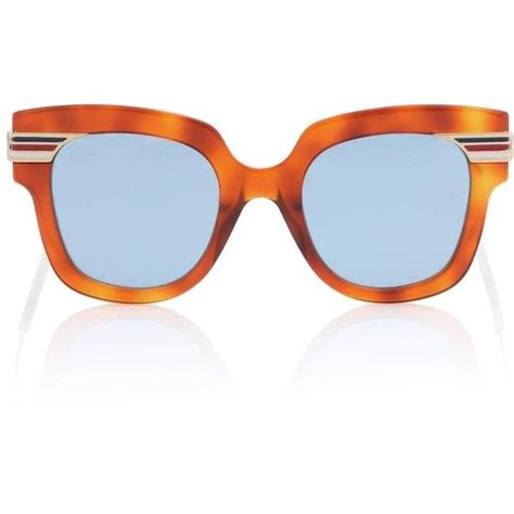 Gucci Square Sunglasses 410 Liked On Polyvore Featuring Accessories Eyewear Sunglasses