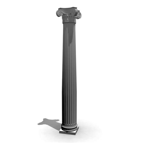 Ionic column - Design and Decorate Your Room in 3D