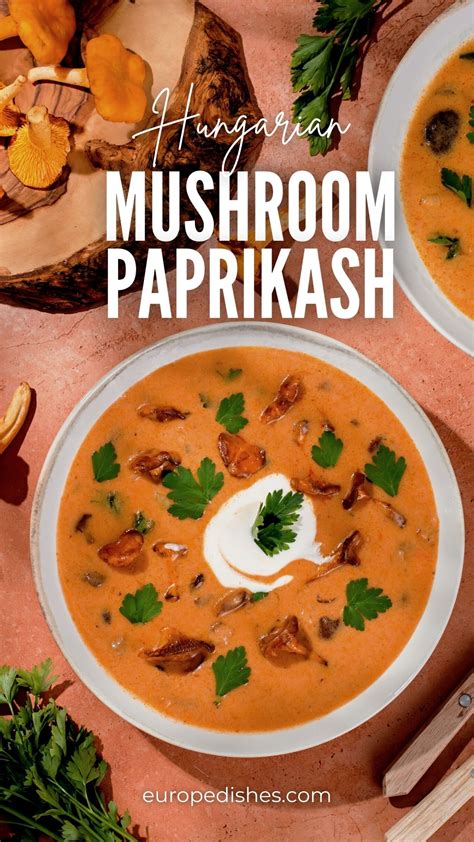 Best Hungarian Mushroom Paprikash Recipe Hungarian Recipes