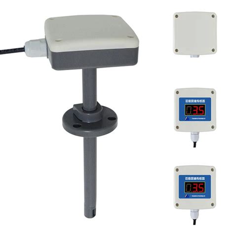 Iot 4 20ma Rs485 Anemometer Pipe Wind Speed Monitoring Sensor Meter Gauge Device Polycarbonate