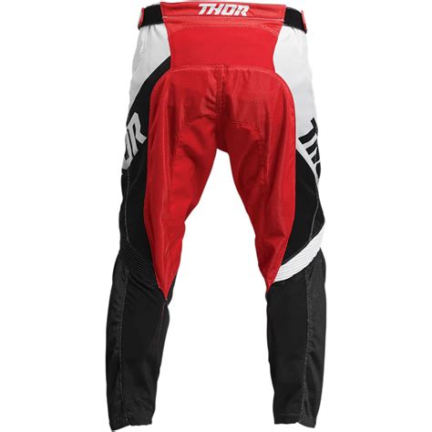 Pantaloni Motocross Thor Air Factor Alb Rosu 32 EMAG Ro